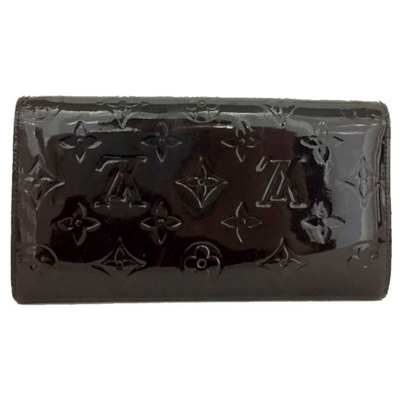 Authentic Louis Vuitton Monogram Vernis Porte Feuille Sarah Wallet - Picture 3 of 5